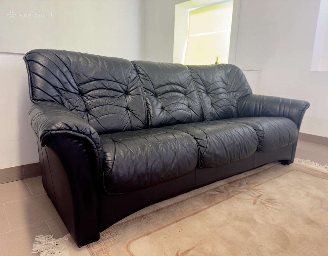 Odinė sofa - nuotraukos Nr. 2