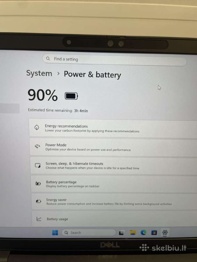 Dell Latitude 7330 i7-1265u 16 GB RAM 512 GB SSD - nuotraukos Nr. 9