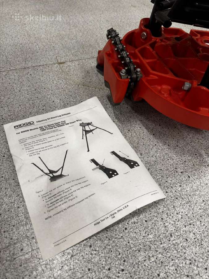 Ridgid 460 Tristand vamzdžių spaustuvas stovas - nuotraukos Nr. 3