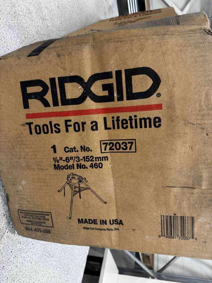 Ridgid 460 Tristand vamzdžių spaustuvas stovas - nuotraukos Nr. 7