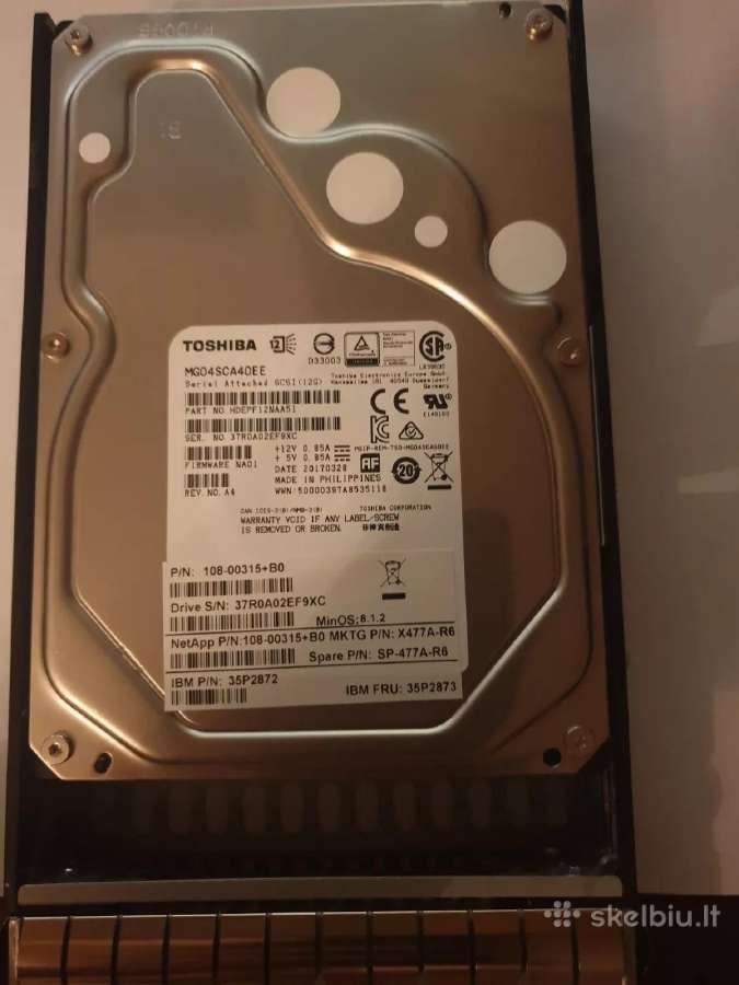 Perku HDD nuo 2tb kiekiais nuo 10 vnt., Sas ir Sat - nuotraukos Nr. 3