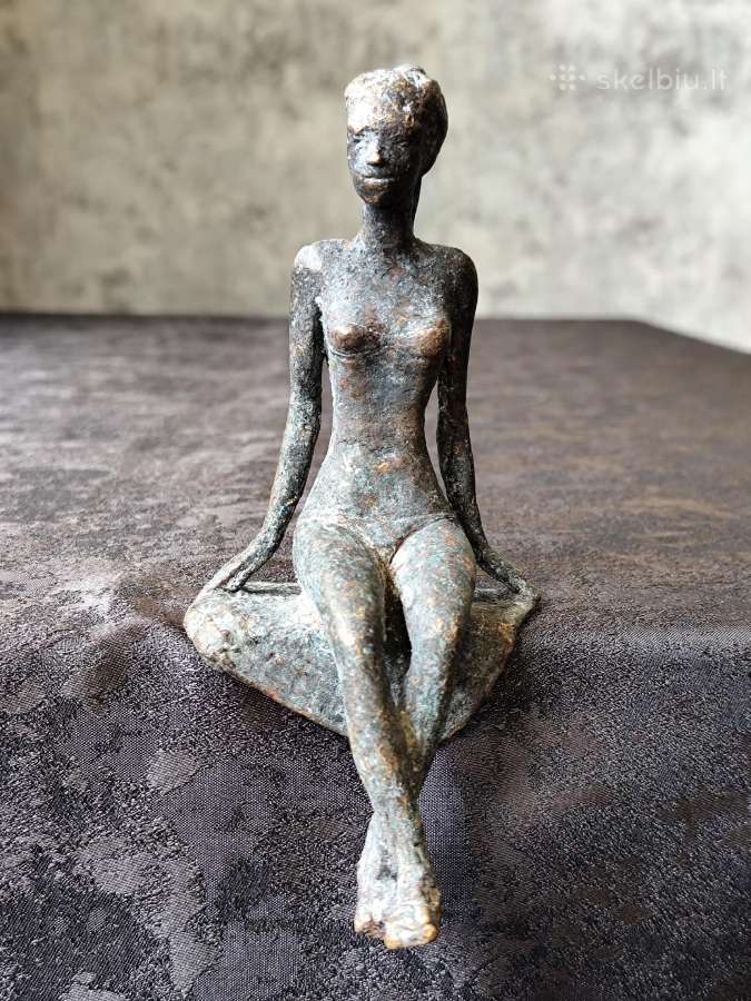 Senovinė bronzinė statulėlė - nuotraukos Nr. 9