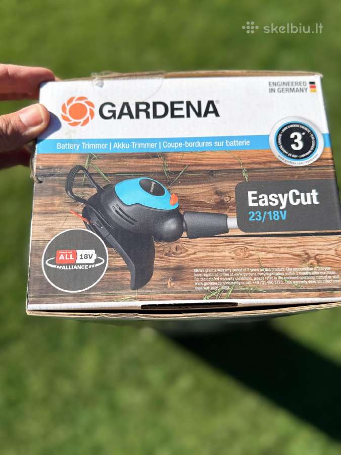 Akumuliatorinis trimeris Gardena Easycut 23/18v - nuotraukos Nr. 8