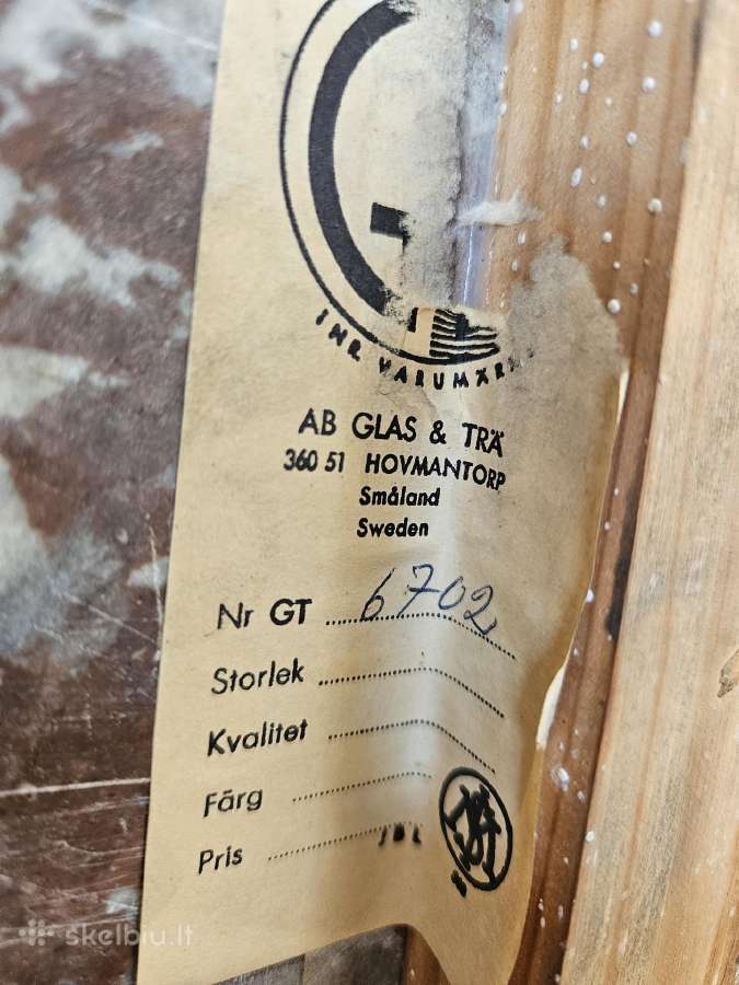 Švediškas vintažinis pjedestalas su marmuru - nuotraukos Nr. 9