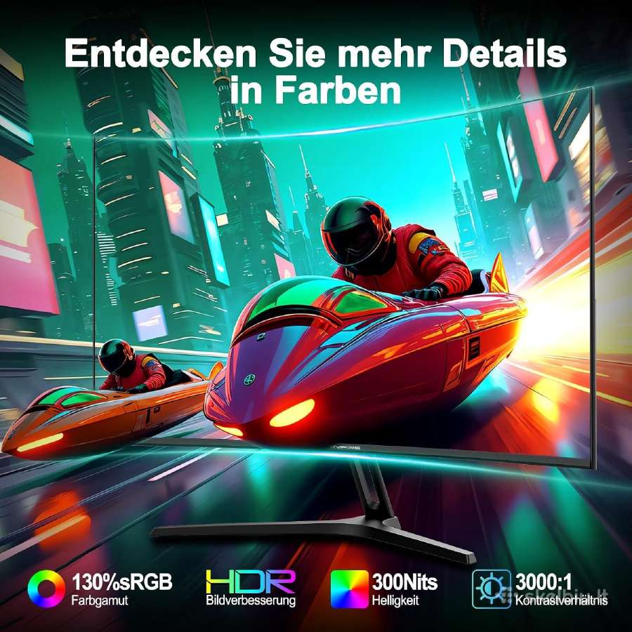 Naujas Lenktas – 27" Gaming Monitorius 180 Hz - nuotraukos Nr. 3