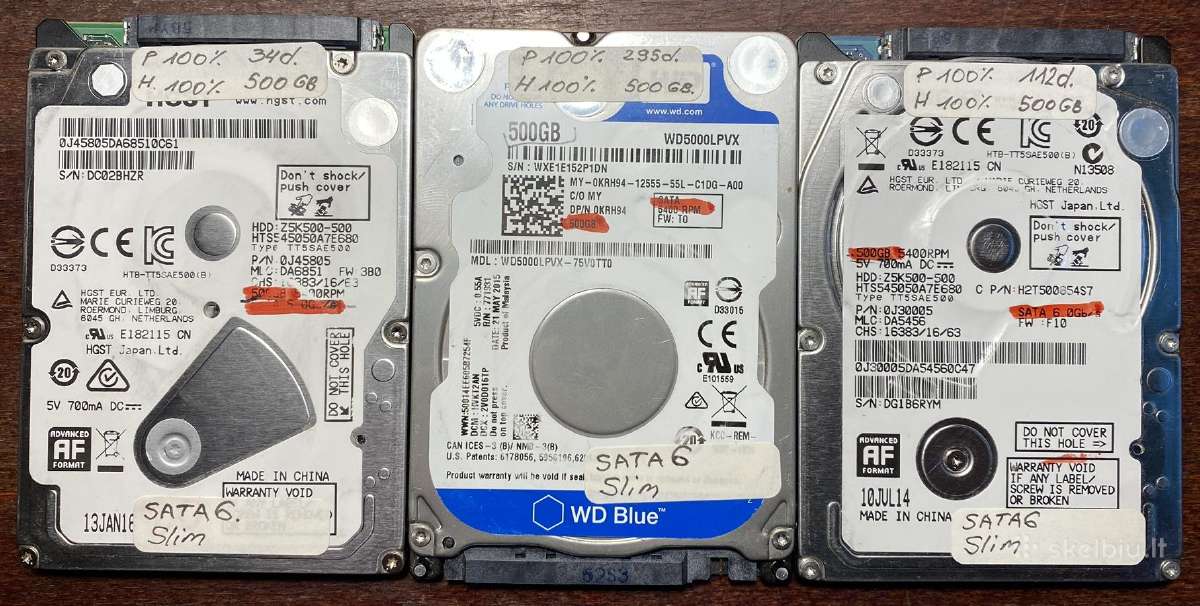 HDD 500gb - nuotraukos Nr. 6