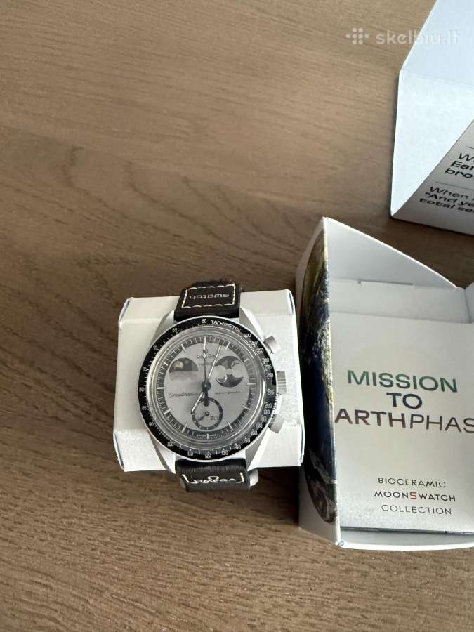 Naujas Omega x Swatch Mission to Earthphase - nuotraukos Nr. 3