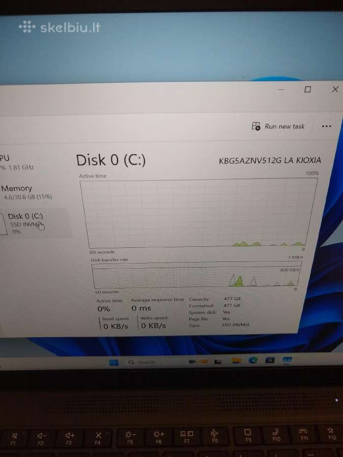 T14 Ryzen5 Pro 6650u/1tb SSD - nuotraukos Nr. 2