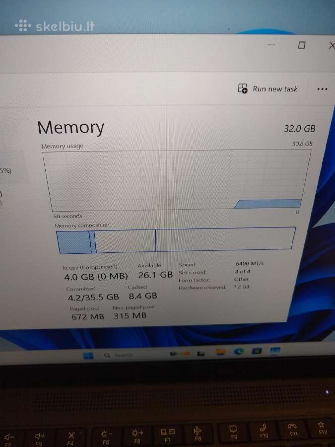 X13 Ryzen7 6850u/32/500/680m - nuotraukos Nr. 3
