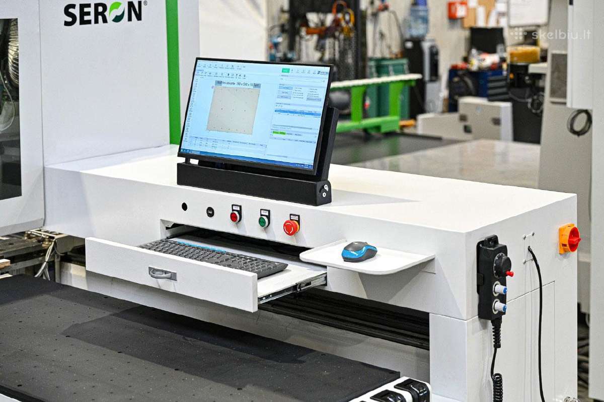 Akcija! Seron 6x CNC gręžimo centras – Sandėlyje - nuotraukos Nr. 4