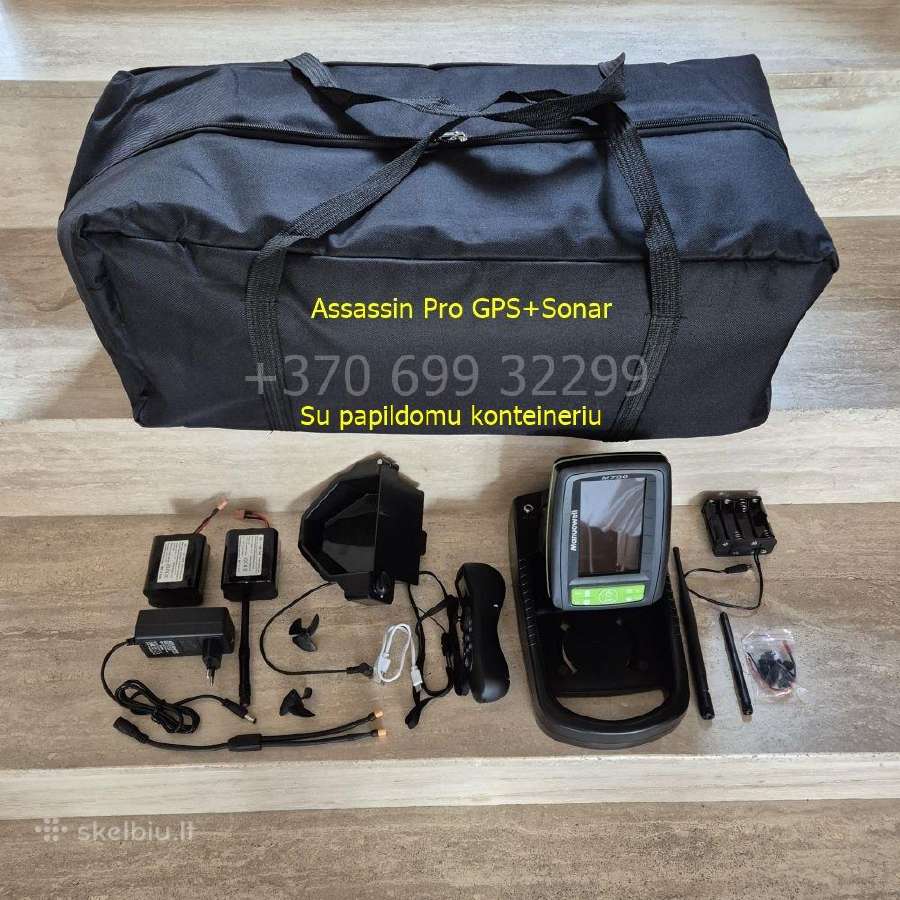Manuowell Assassin Pro GPS + Echolotas 300m - nuotraukos Nr. 4