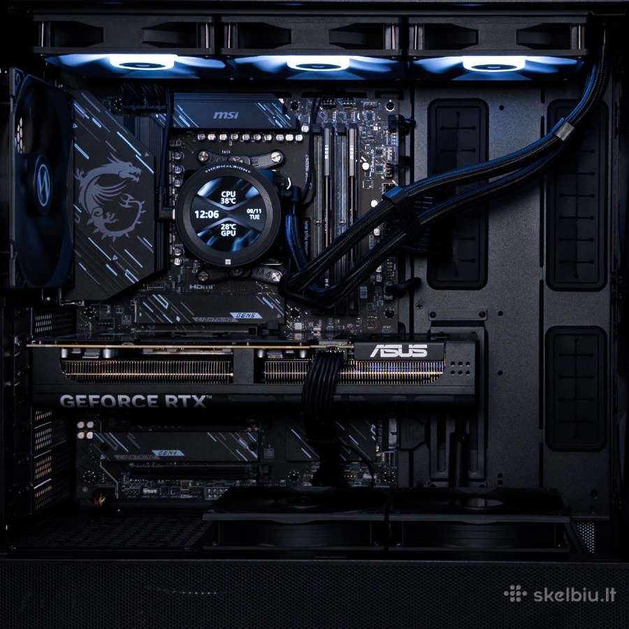 Ryzen 7 9850x3d X870 32gb Ddr5 1tb Rtx 5080 16gb - nuotraukos Nr. 2