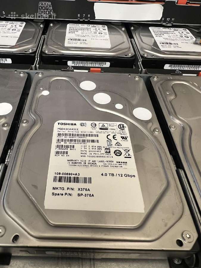 Diskų lentyna Netapp Ds460c su 60x 4tb Sas - nuotraukos Nr. 3