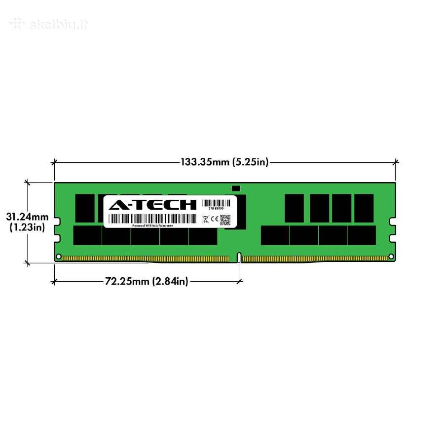 Serverinė RAM atmintis Ddr4: Rdimm, Lrdimm, Ecc Ud - nuotraukos Nr. 6