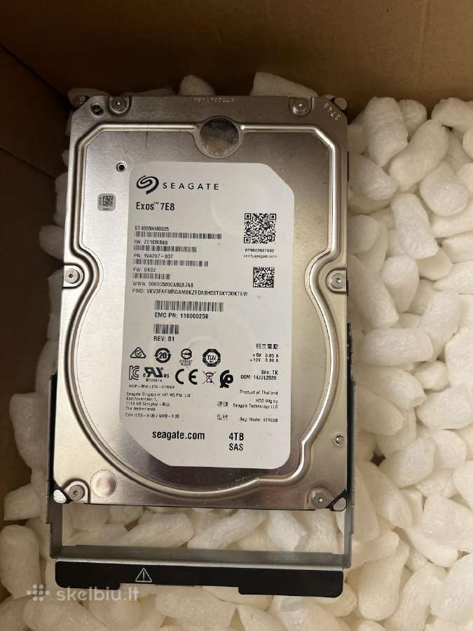 Serverio diskai Lotas: 60 vnt Toshiba 4tb Sas - nuotraukos Nr. 5