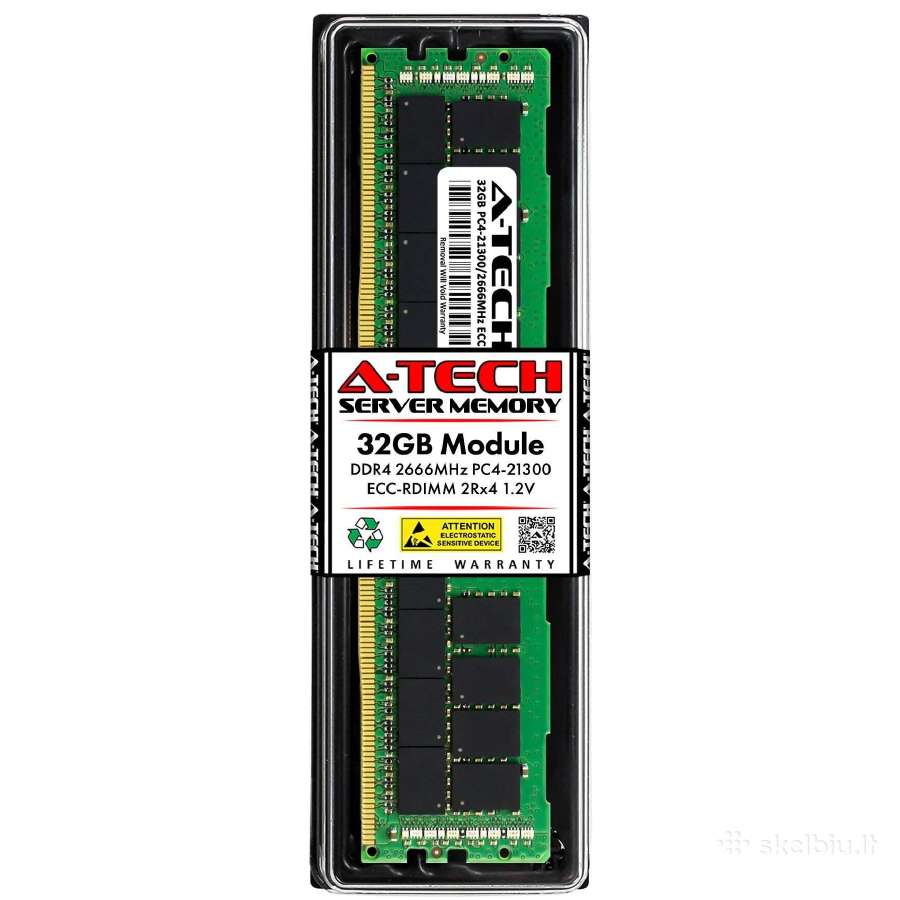 Micron 32gb Ddr4-2666 Ecc Rdimm - nuotraukos Nr. 4