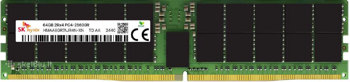 Serverinė atmintis 64gb Ddr4-3200 Ecc Rdimm Sk - nuotraukos Nr. 5