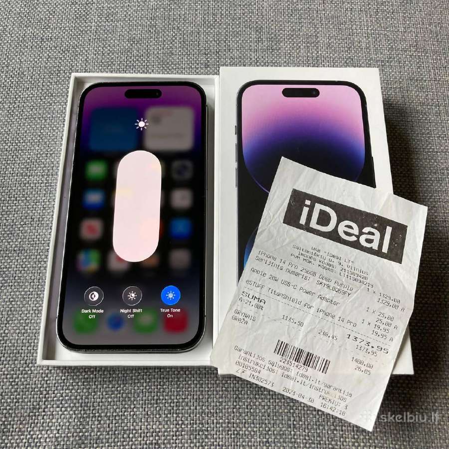 Apple iPhone 14 Pro 256gb Deep Purple - nuotraukos Nr. 5