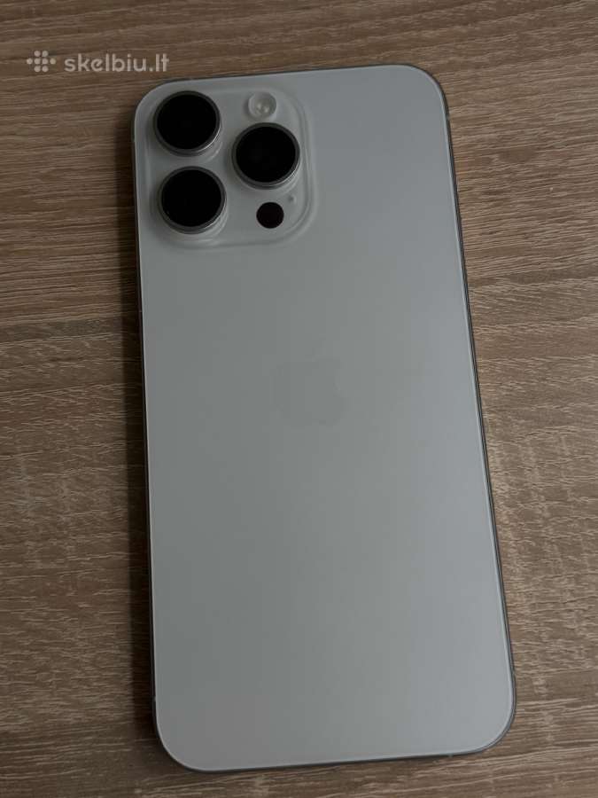 iPhone 15 Pro Max 256 GB White Titanium - nuotraukos Nr. 3