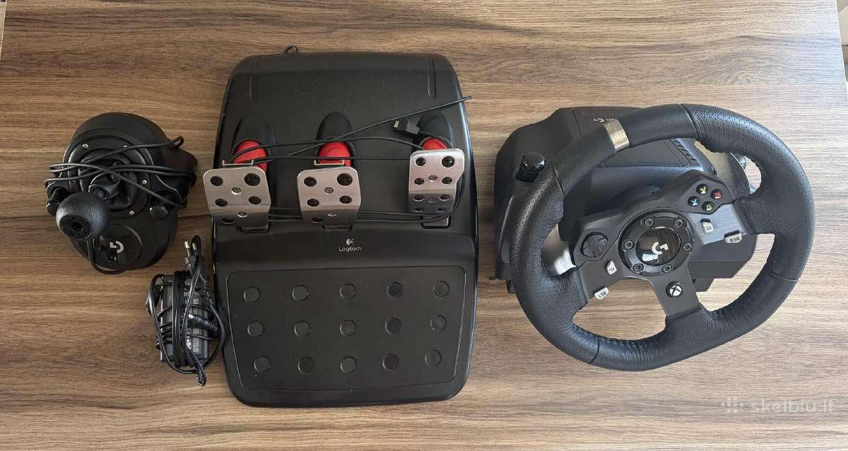 Parduodu naudotą Logitech G920 vairą su shifteriu - nuotraukos Nr. 2