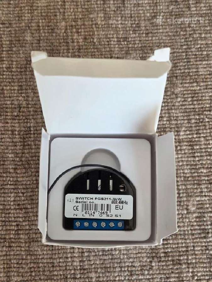 Fibaro Relay Switch Fgs211 Z-wave relė - nuotraukos Nr. 3