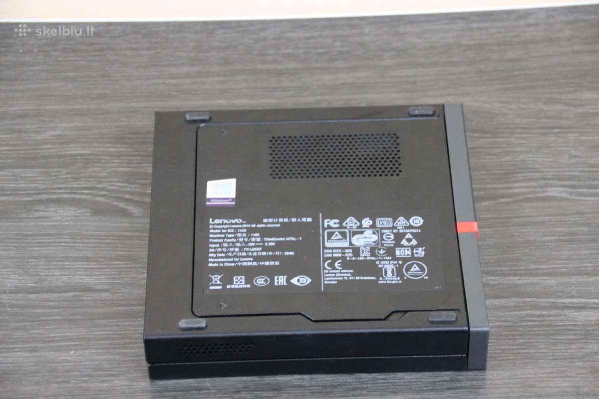 Lenovo Thinkcentre M75q 16gb SSD+HDD Ryzen - nuotraukos Nr. 4