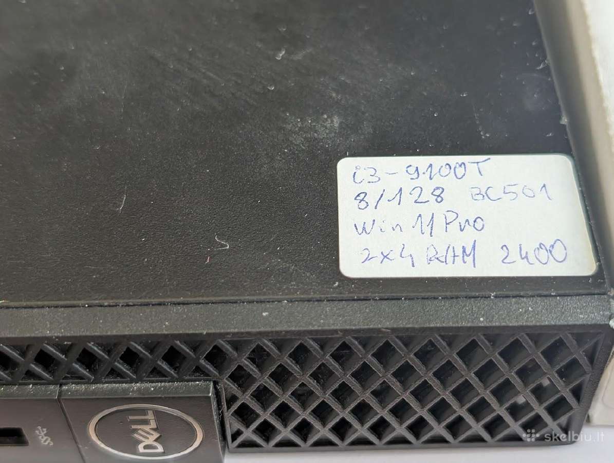 Dell Optiplex 3020m micro i5-4590t ir kiti - nuotraukos Nr. 3