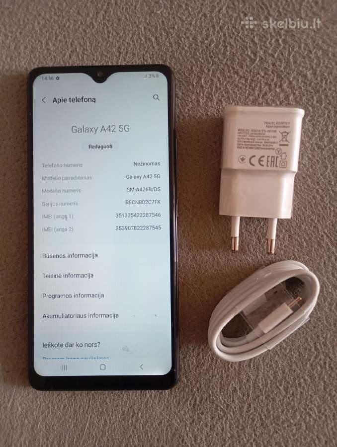 Samsung a42 5G 128gb - nuotraukos Nr. 4