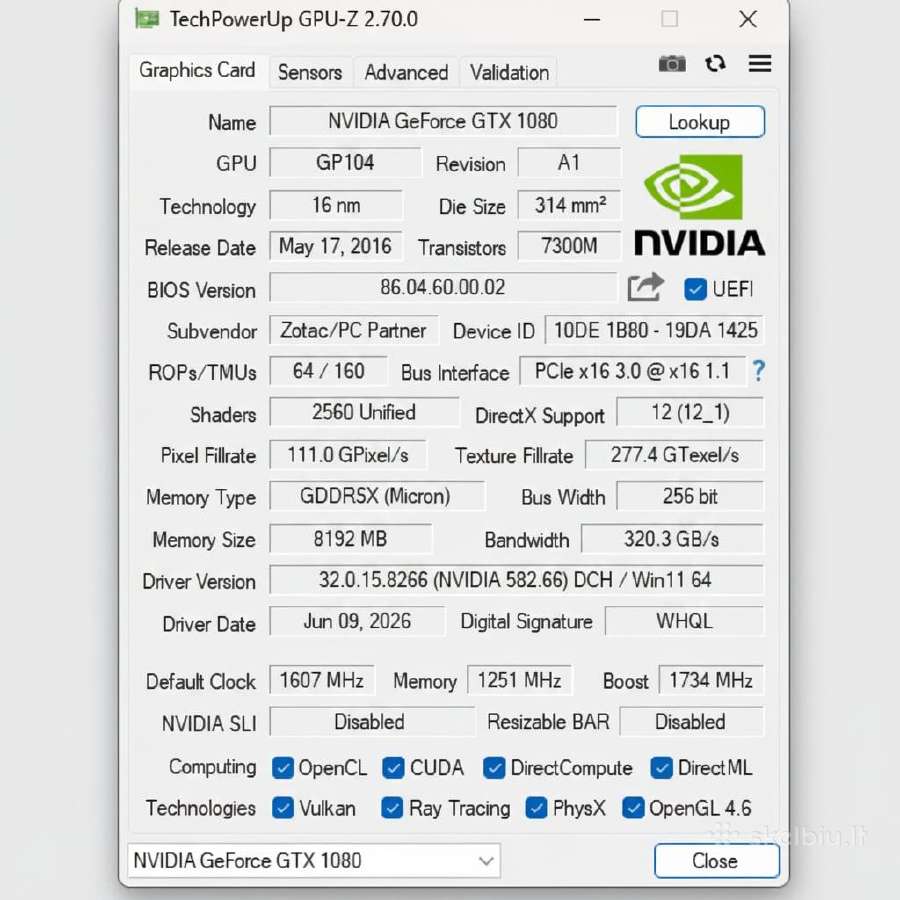 Mini Tower, Gtx 1080, I5-8400, Gaming Pc - nuotraukos Nr. 6