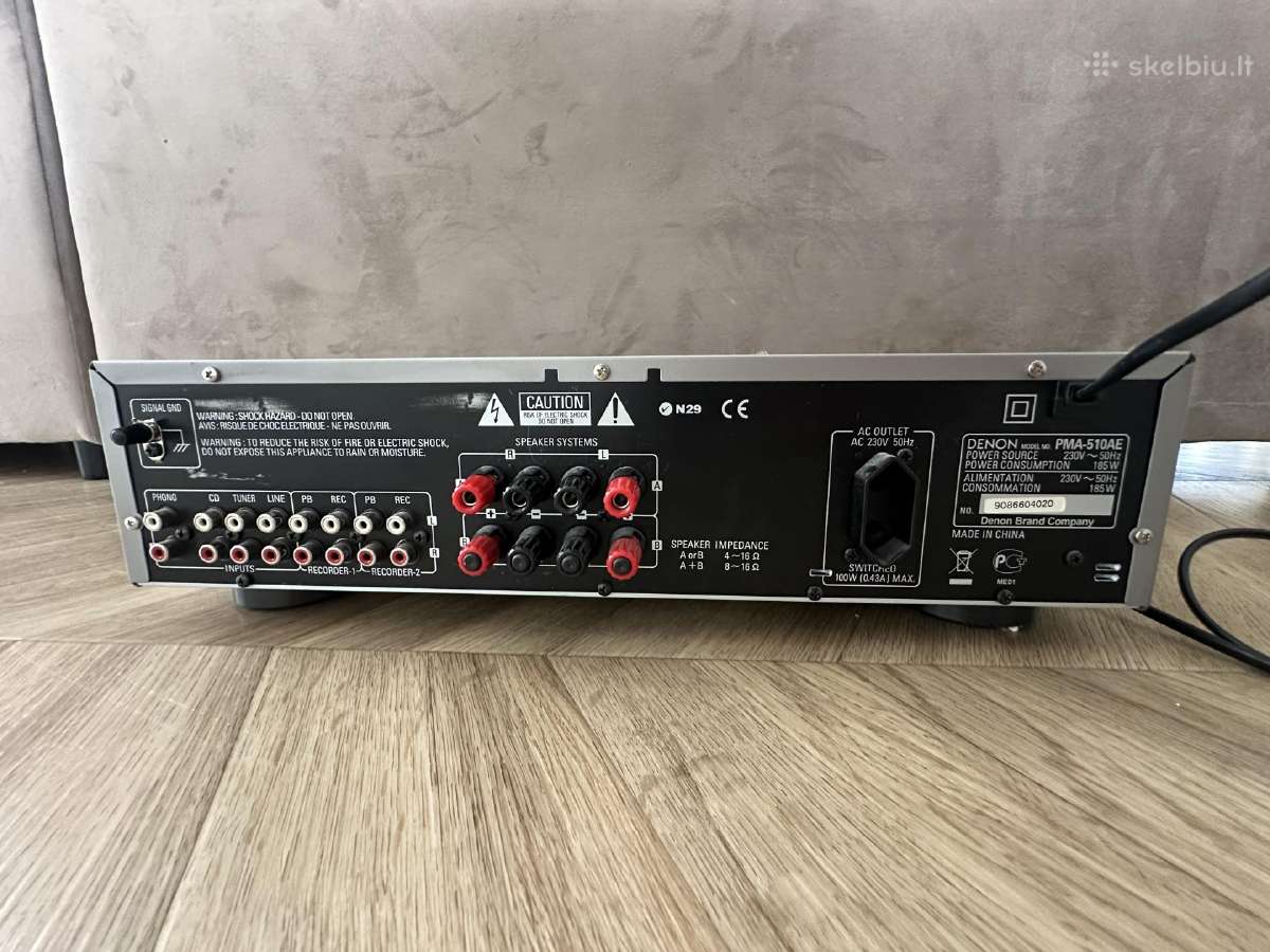 Denon Pma-510ae su pulteliu - nuotraukos Nr. 6