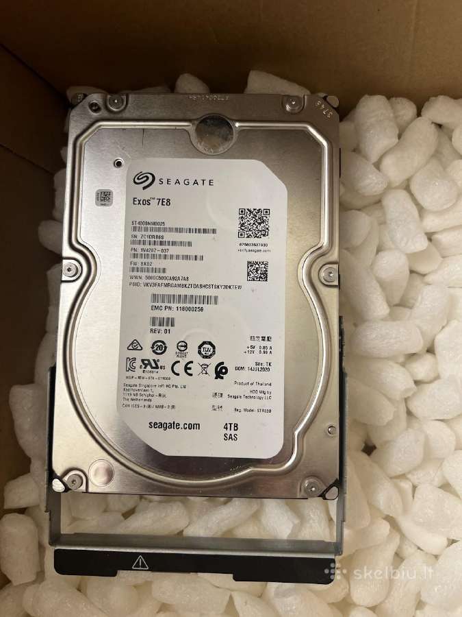 Serverio diskai Toshiba 4tb Sas HDD Mg04sca40ee - nuotraukos Nr. 5