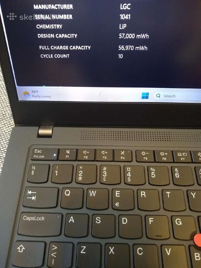 T14 i7-1165/32/500/ryzen pro - nuotraukos Nr. 2