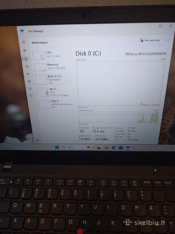 T14 i7-1165/32/500/ryzen pro - nuotraukos Nr. 5