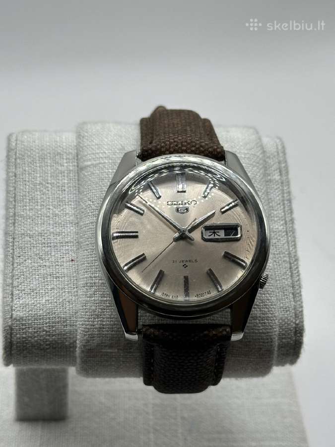 Vintažinis Seiko 5 - nuotraukos Nr. 3