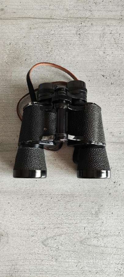 Vokiškas žiūronas Optomax 8x40 su odiniu dėklu - nuotraukos Nr. 8