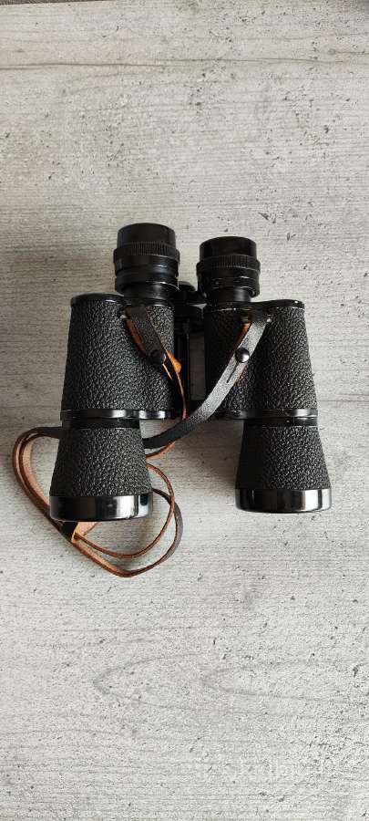 Vokiškas žiūronas Optomax 8x40 su odiniu dėklu - nuotraukos Nr. 9