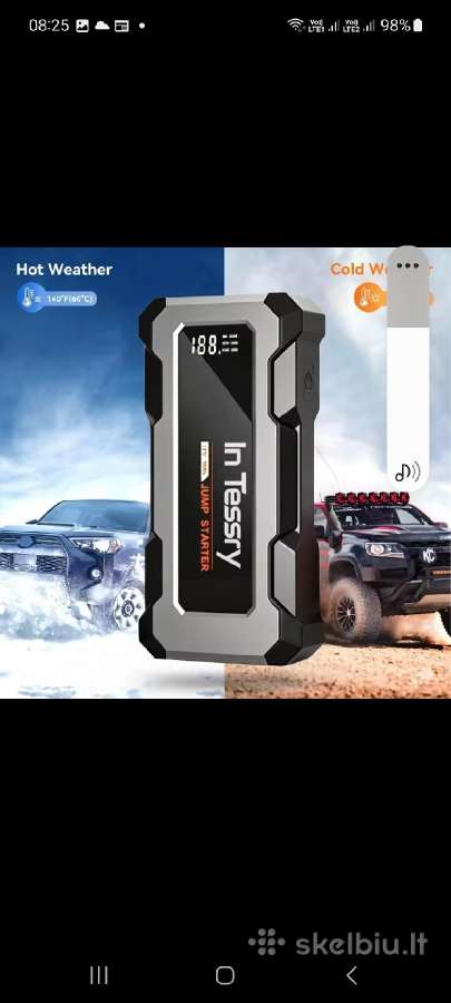 Automobilio užvedėjas paleidėjas busteris 4000a - nuotraukos Nr. 9