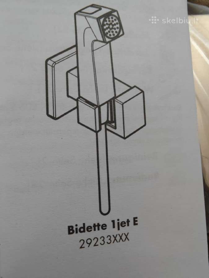Bidette ljet E 29233140 bide kranas su slangu - nuotraukos Nr. 2
