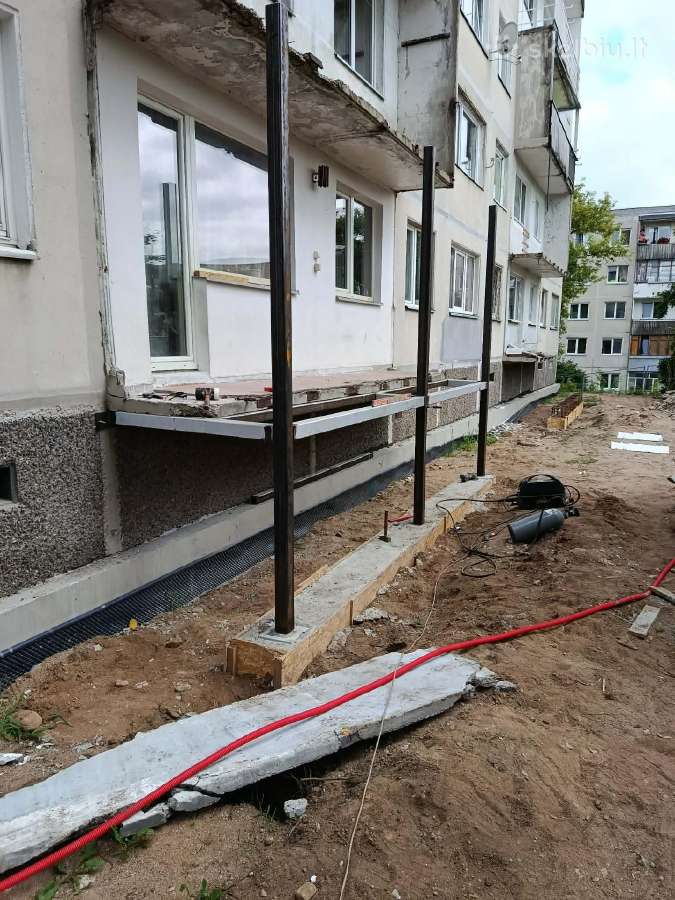 Griovimo darbai.statyba.metalines konstruk.apdaila - nuotraukos Nr. 36