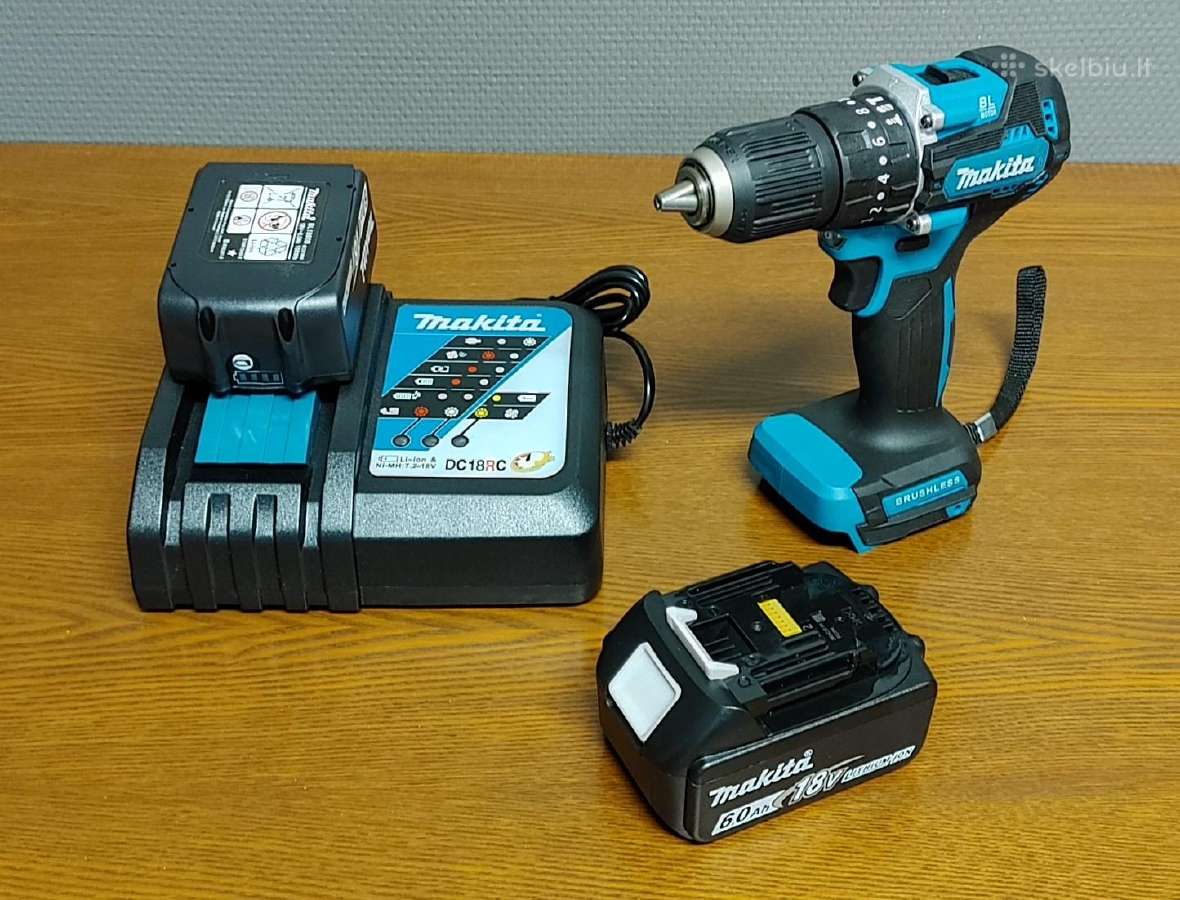 Makita Ddf487z 18v, Lxt, 40 Nm, bešepetėlis - nuotraukos Nr. 14