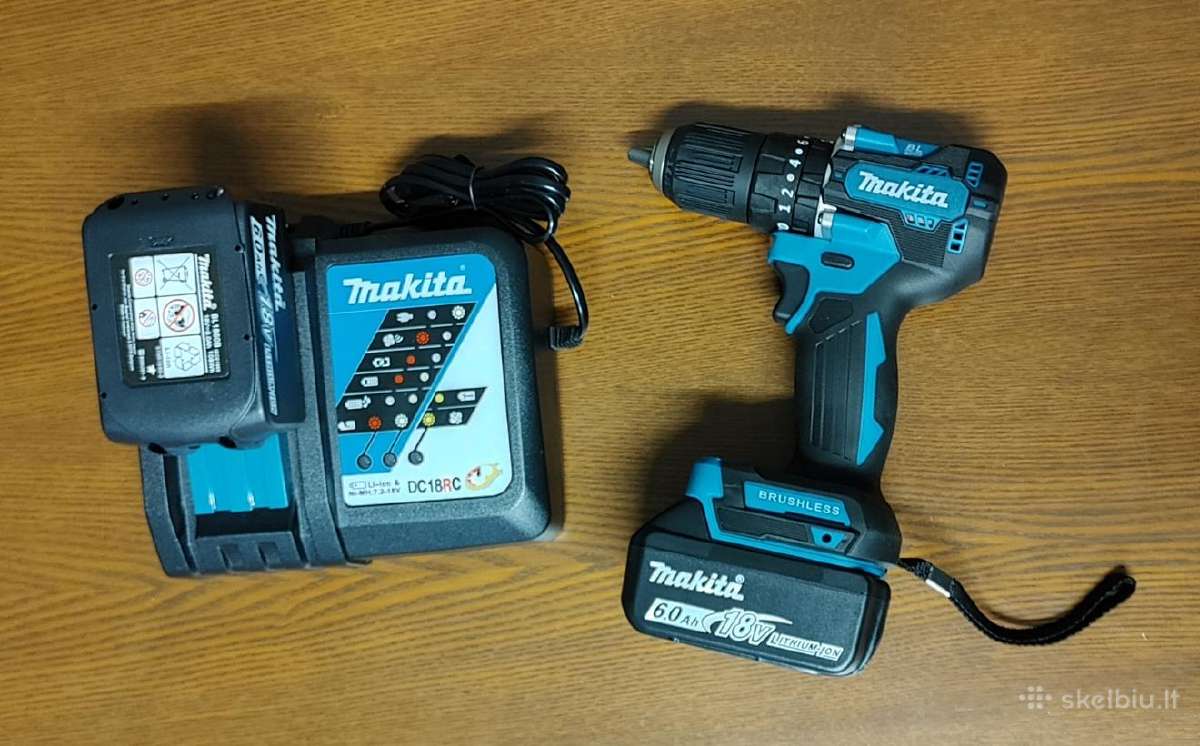 Makita Ddf487z 18v, Lxt, 40 Nm, bešepetėlis - nuotraukos Nr. 15