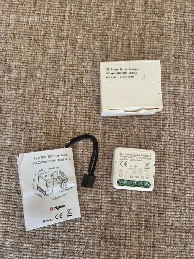 2 kanalų Zigbee jungiklio modulis - nuotraukos Nr. 3