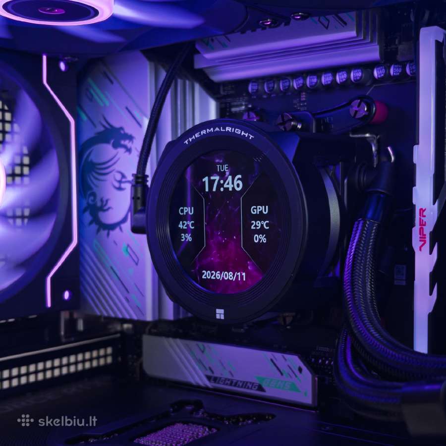 Ryzen 7 7800x3d B850 32gb 1tb Rtx 5070 12gb - nuotraukos Nr. 3