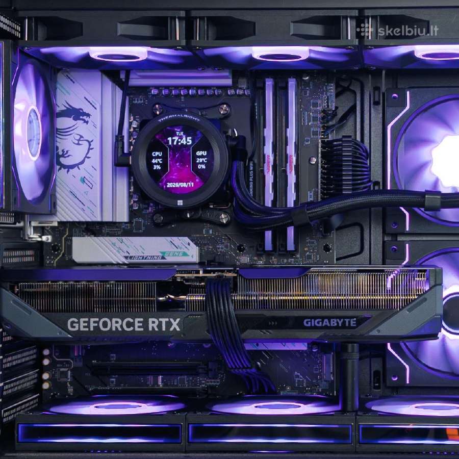 Ryzen 7 7800x3d B850 32gb 1tb Rtx 5070 12gb - nuotraukos Nr. 2