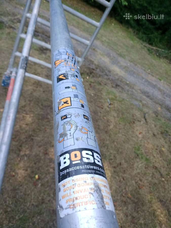 Boss aliuminis bokštelis plotis 1metras aukstis 3m - nuotraukos Nr. 5