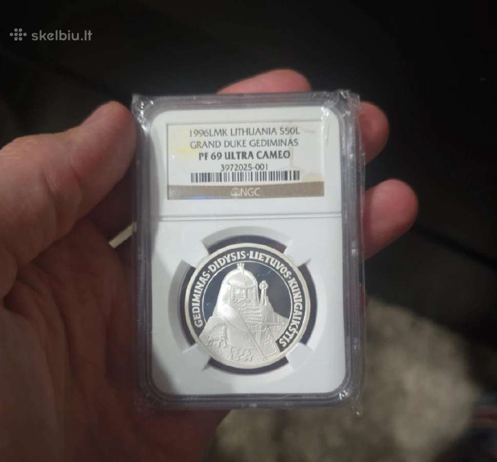 50 Litu 1996 Gediminas - nuotraukos Nr. 3