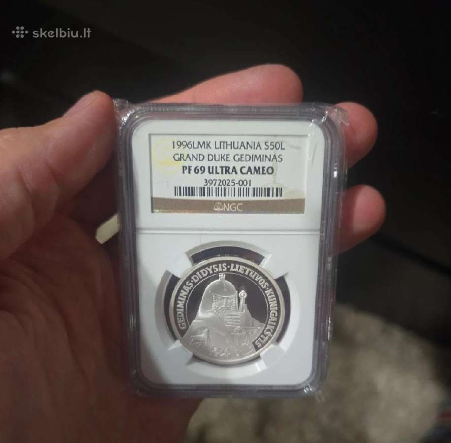 50 Litu 1996 Gediminas - nuotraukos Nr. 4