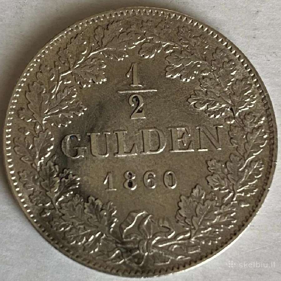 Nassau Gulden (Adolph) - nuotraukos Nr. 2