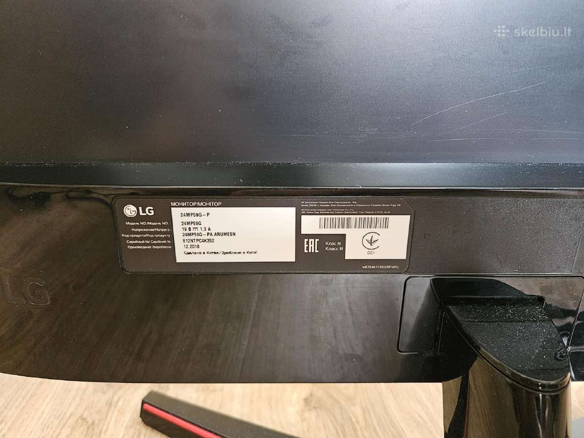 LG 24 colių Ips 1080p 75hz monitorius - nuotraukos Nr. 4