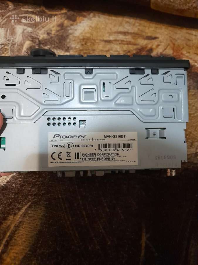 Pioneer Mvh-s310bt Bluetooth, Usb, Aux Pilnas - nuotraukos Nr. 4